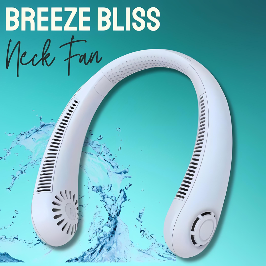 QB™ Portable Bladeless Hanging Rechargeable Neck Fan