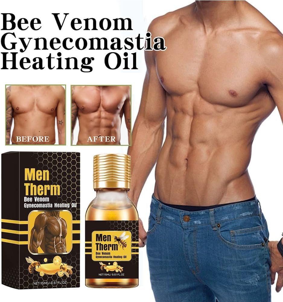 Bee Venom Gynecomastia Heating Oil - Buy 1 Get 1 FREE