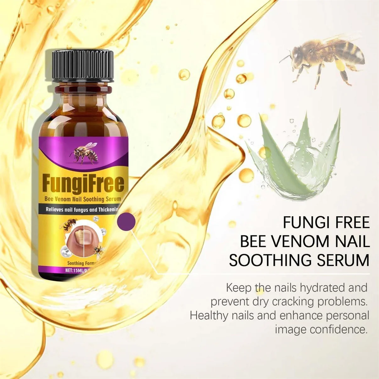 BeeVenom Nail Soothing Serum - Buy 1 Get 1 FREE