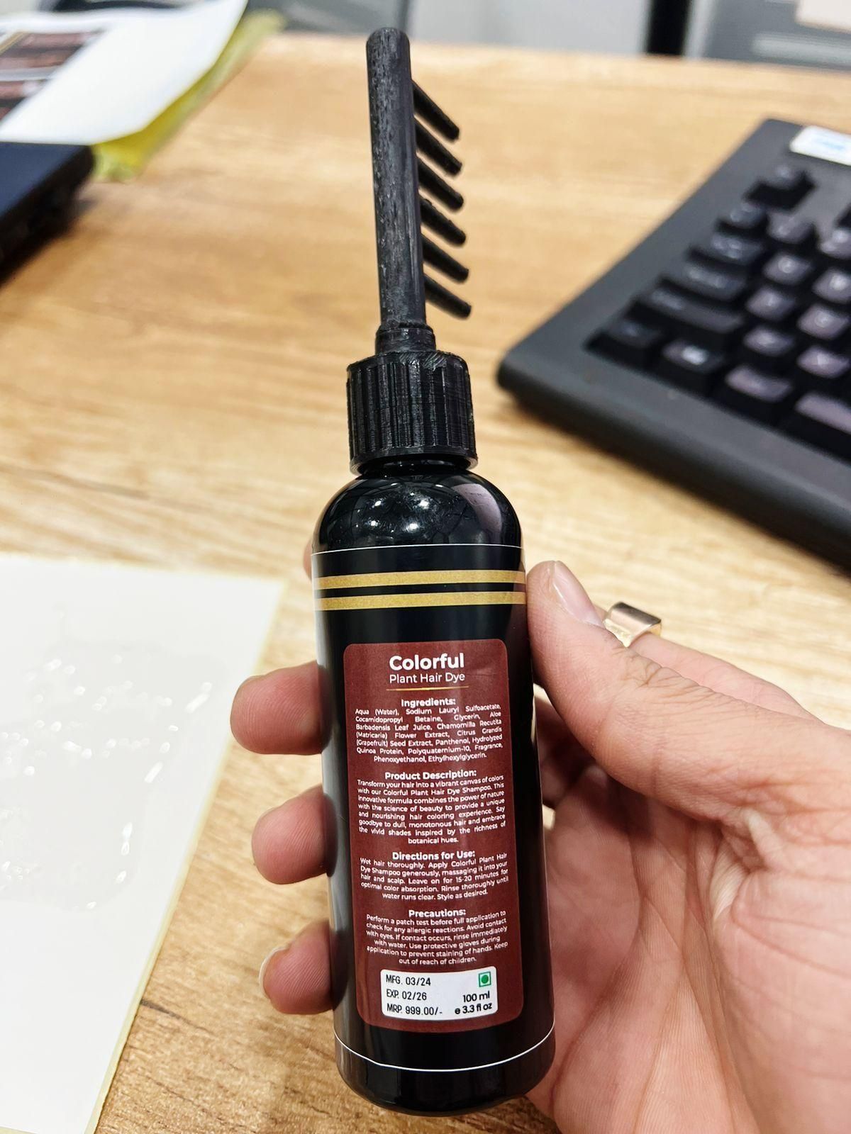 Natural Hair Dye Shampoo With Comb Applicator for Man & Women 🔥BUY 1 GET 1 FREE🔥