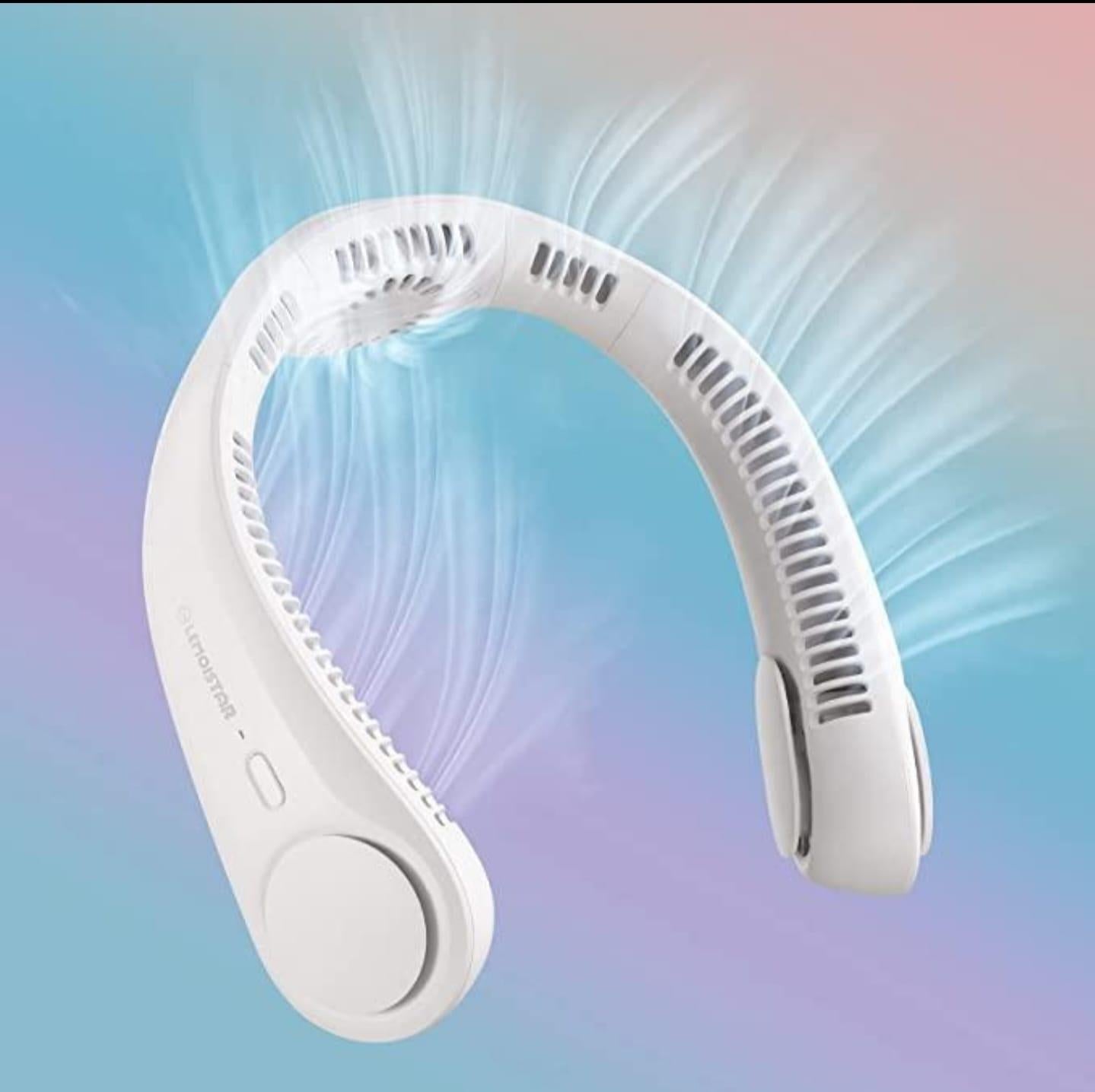 QB™ Portable Bladeless Hanging Rechargeable Neck Fan