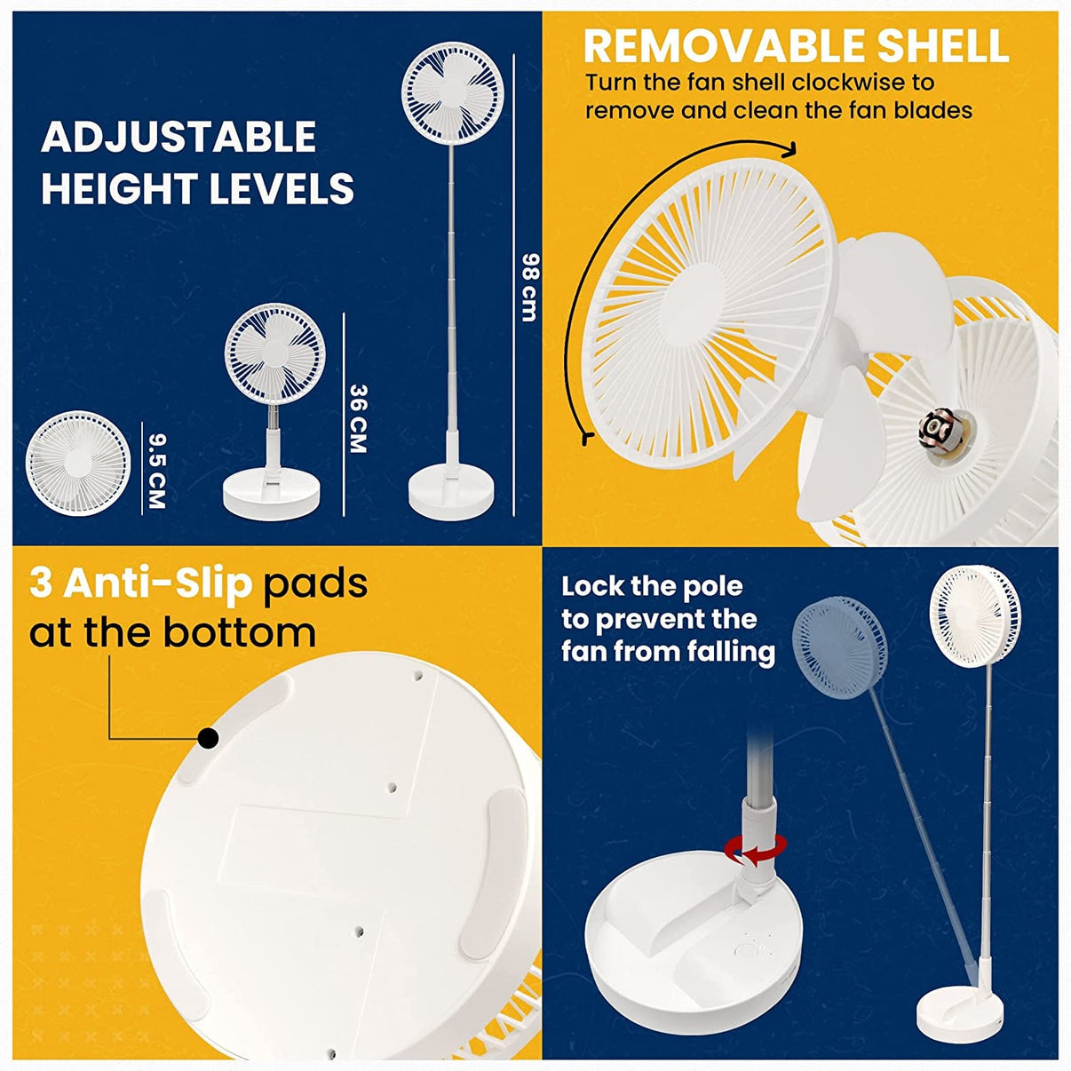 QB™ Rechargeable Table Fan 🔥FLASH SALE 50% OFF🔥