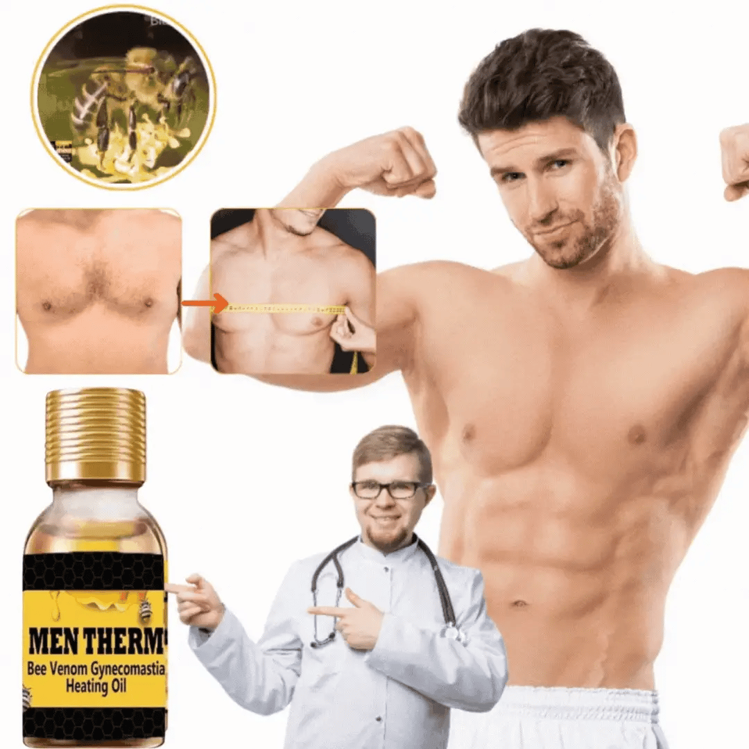 Bee Venom Gynecomastia Heating Oil - Buy 1 Get 1 FREE