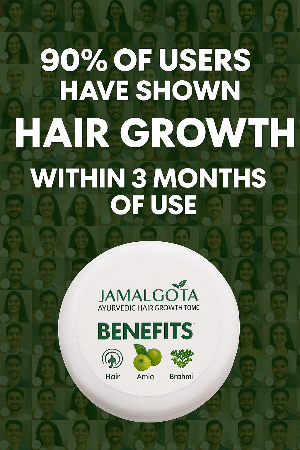 Jamalgota Herbal Hair Growth Powder - (BUY 1 GET 1 FREE🔥🔥)
