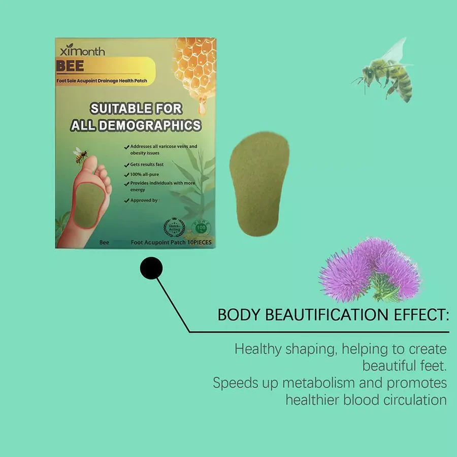 DetoxBee™ - Bee Venom Foot Patches (Buy 1 Get 1 Free🔥🔥)