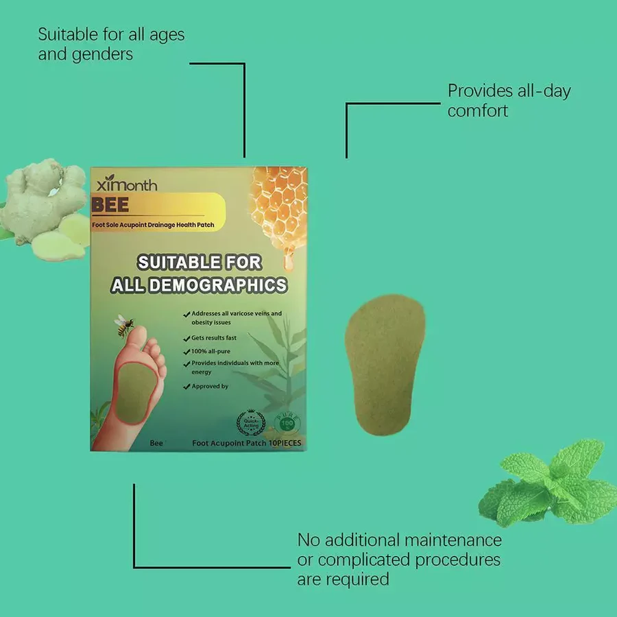 DetoxBee™ - Bee Venom Foot Patches (Buy 1 Get 1 Free🔥🔥)