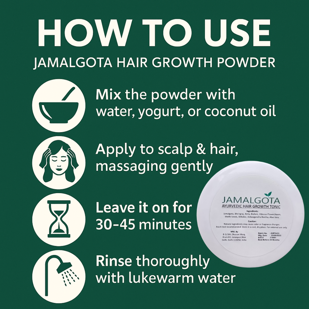 Jamalgota Herbal Hair Growth Powder - (BUY 1 GET 1 FREE🔥🔥)