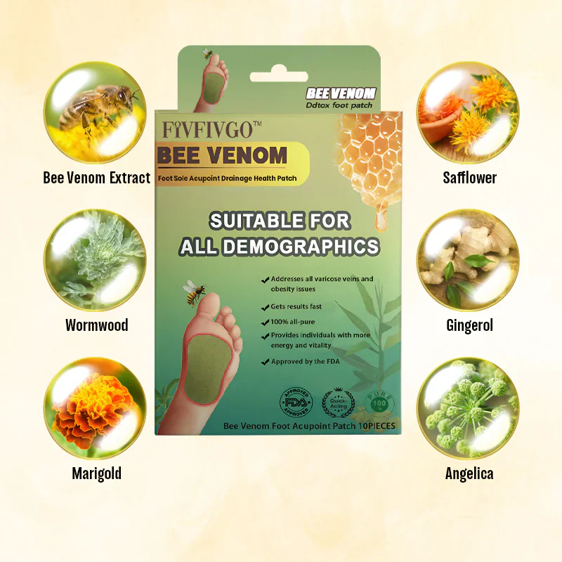DetoxBee™ - Bee Venom Foot Patches (Buy 1 Get 1 Free🔥🔥)