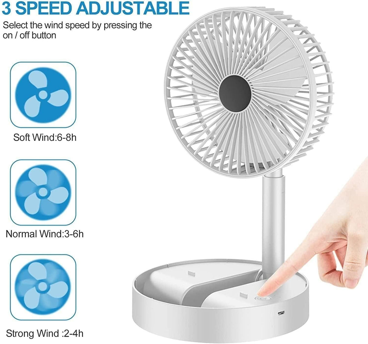 QB™ Rechargeable Table Fan 🔥FLASH SALE 50% OFF🔥