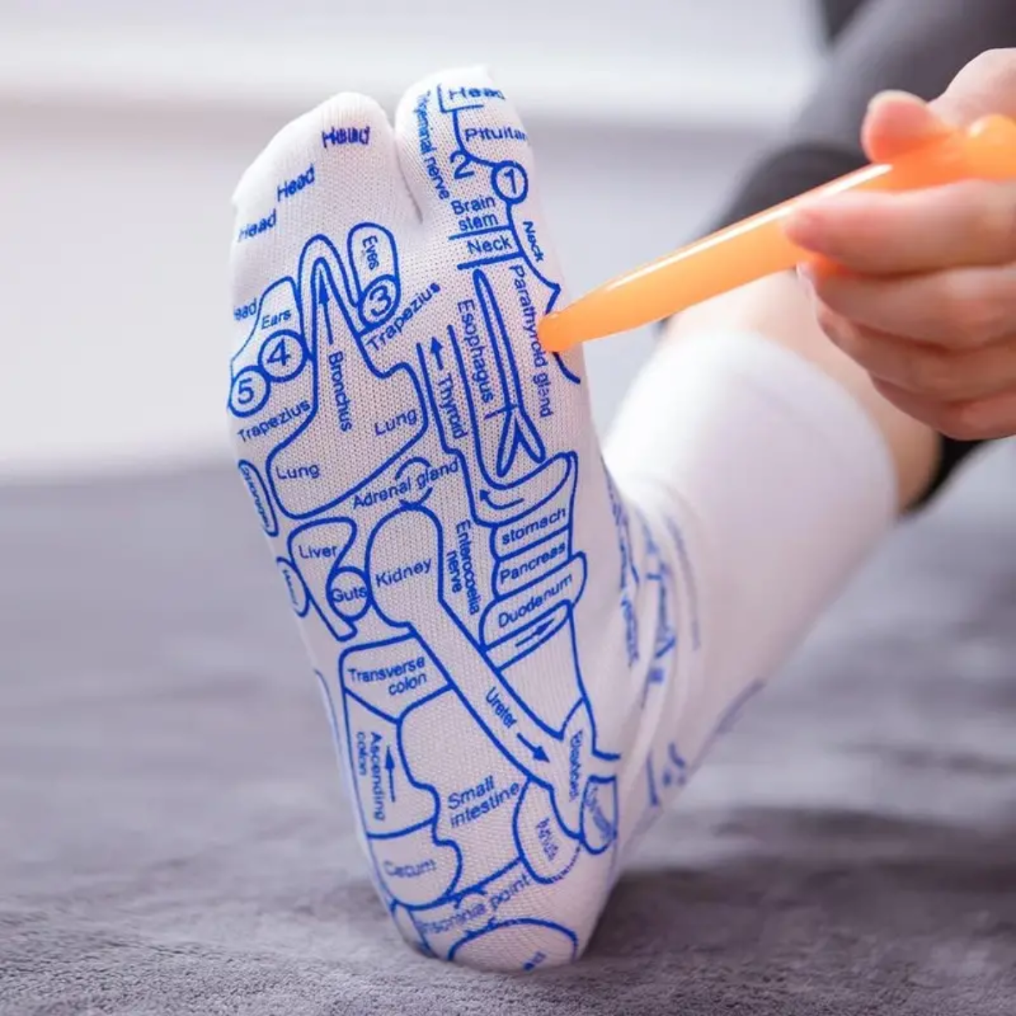 Acupressure Reflexology Socks With Pressure Point Stick  🔥2 Socks + 1 Stick FREE 🔥