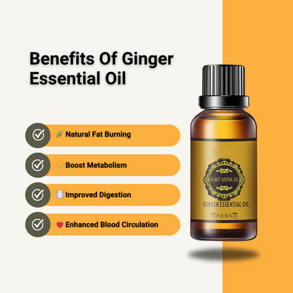 Belly Drainage Ginger Oil - ⚡ Fast-Acting Natural Formulation