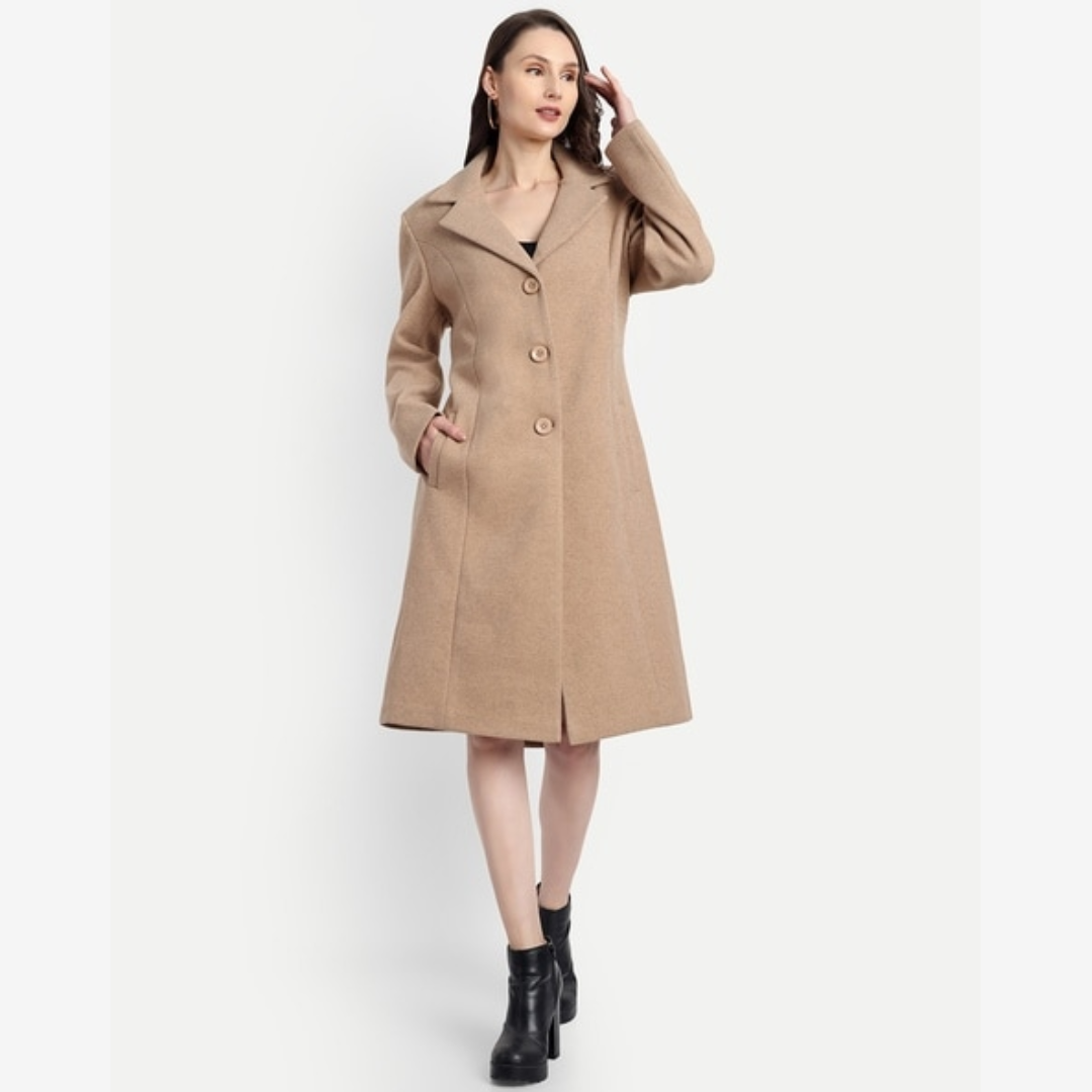 Korean Style Ladies Overcoat