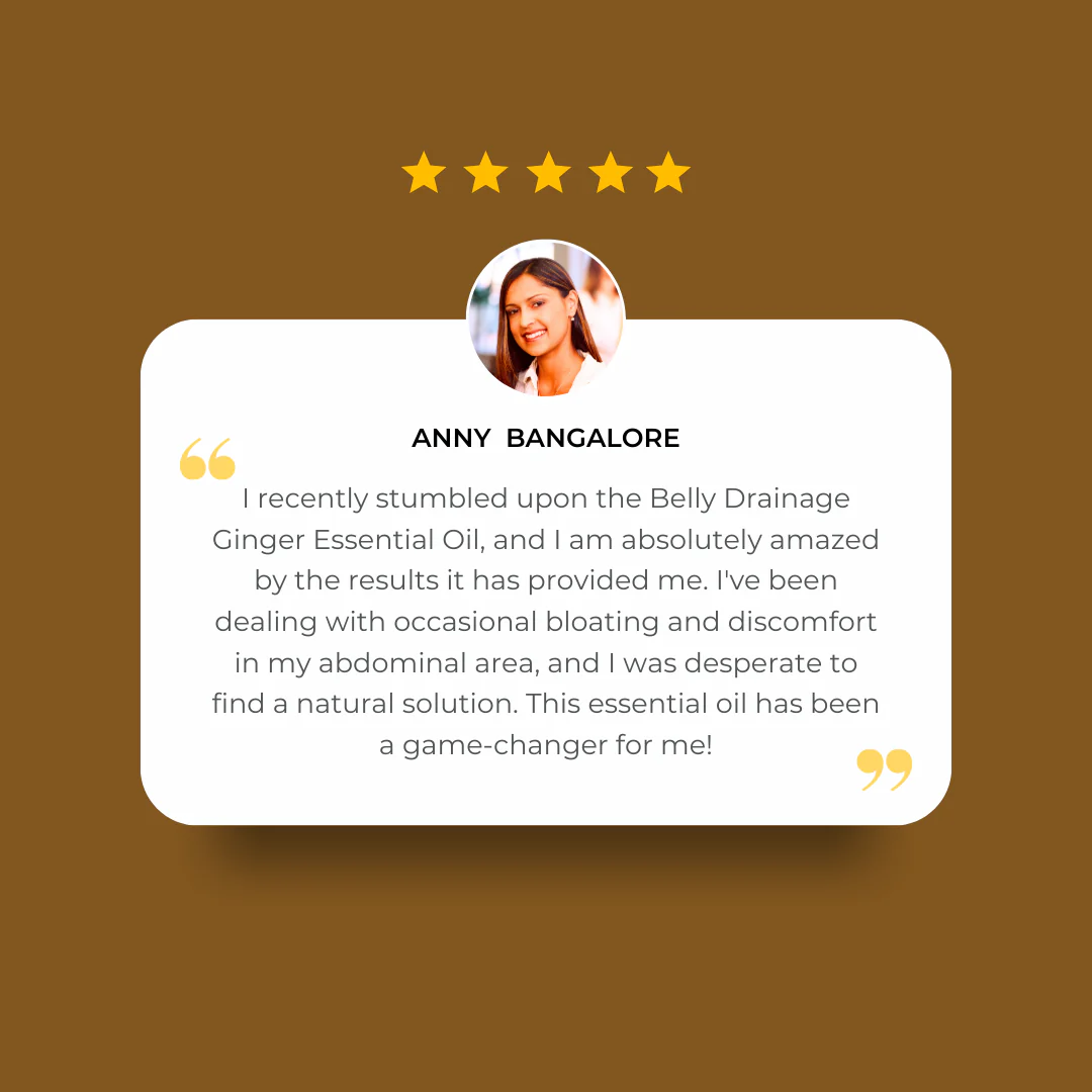 Belly Drainage Ginger Oil - ⚡ Fast-Acting Natural Formulation