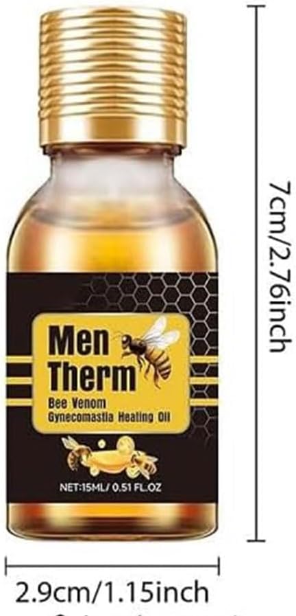 Men Therm Bee Venom Gynecomastia Heating Oil