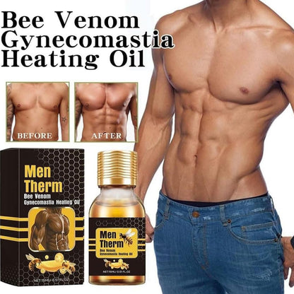 Men Therm Bee Venom Gynecomastia Heating Oil