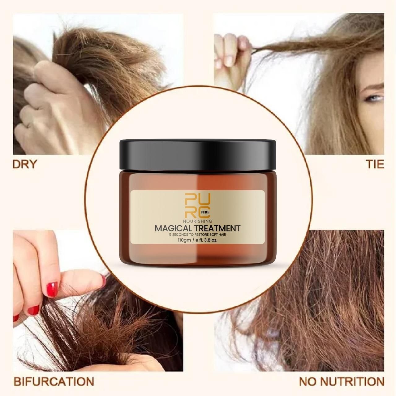 Buy 1 Get 1 - Pure Magical Treatment 5 Seconds Hair Conditioner 110gm