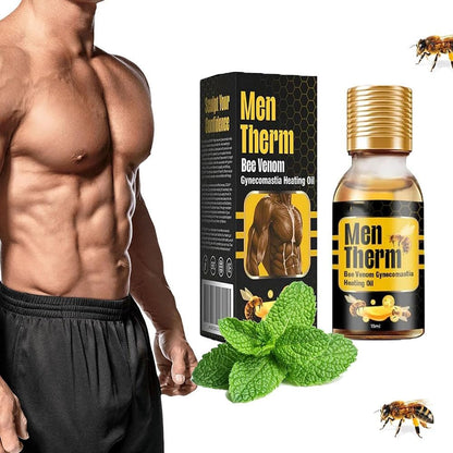 Men Therm Bee Venom Gynecomastia Heating Oil