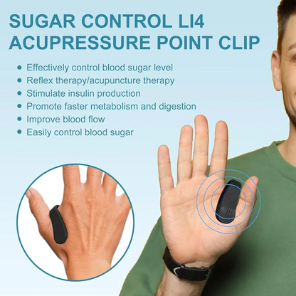 Sugar Control LI4 Acupressure Point Clip