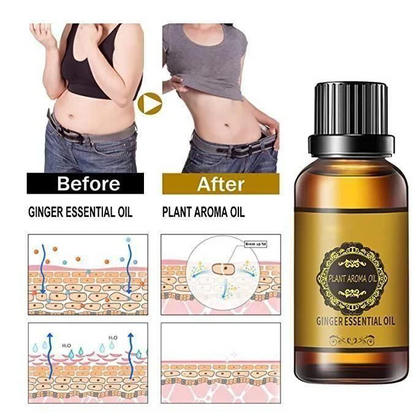 Belly Drainage Ginger Oil - ⚡ Fast-Acting Natural Formulation