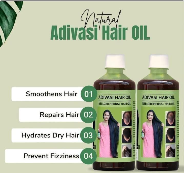 ADIVASI NEELGIRI HERBAL HAIR OIL 125ML 🔥Buy 1 Get 1 FREE🔥