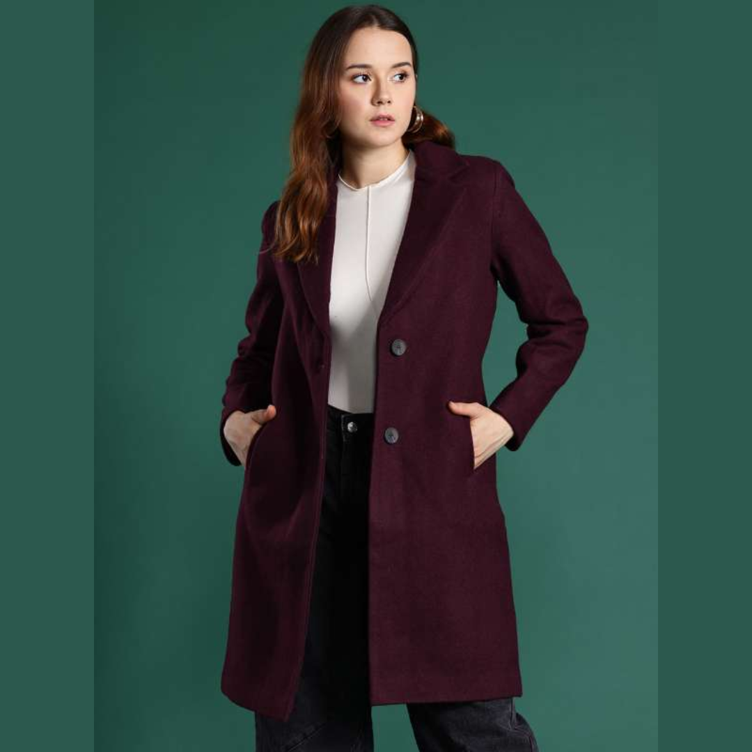 Korean Style Ladies Overcoat