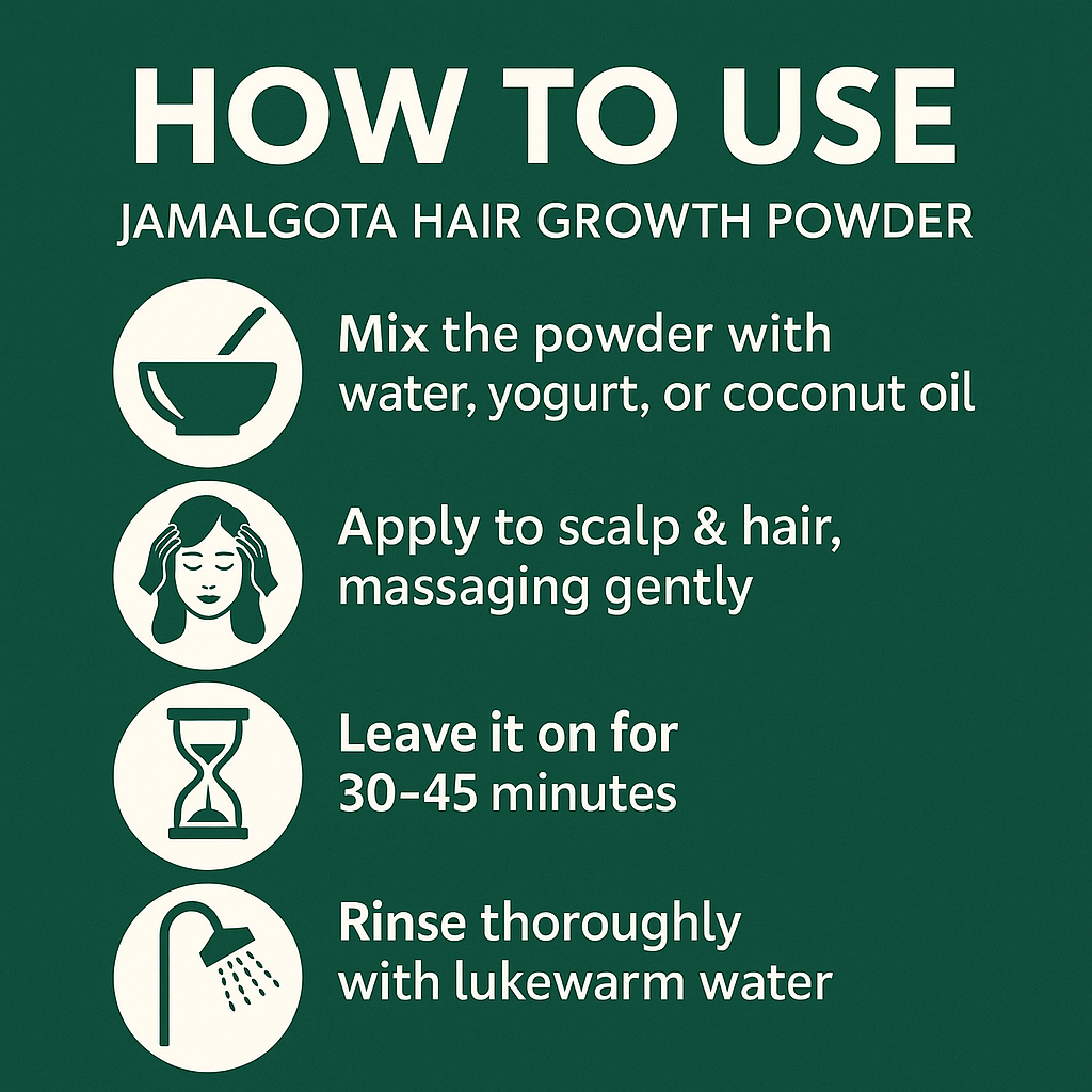 Jamalgota Hair Growth Powder - (BUY 1 GET 1 FREE🔥🔥)