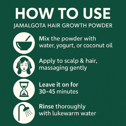 Jamalgota Hair Growth Powder - (BUY 1 GET 1 FREE🔥🔥)