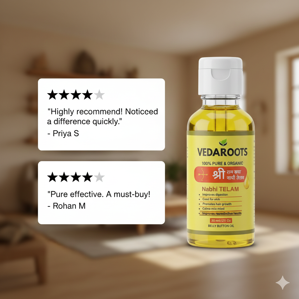 Ayurvedic Nabhi Oil – Buy 1 Get 1 FREE🔥