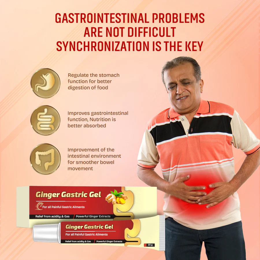 GingerBalm™ - Ginger Gastric Gel for Instant Stomach & Heartburn Relief