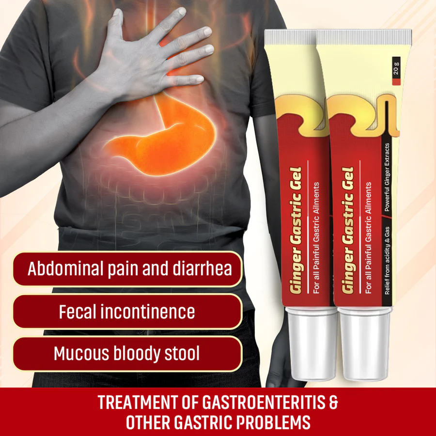 GingerBalm™ - Ginger Gastric Gel for Instant Stomach & Heartburn Relief