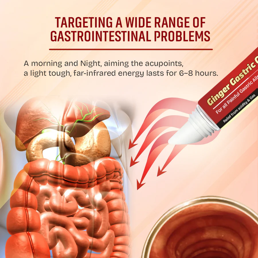 GingerBalm™ - Ginger Gastric Gel for Instant Stomach & Heartburn Relief