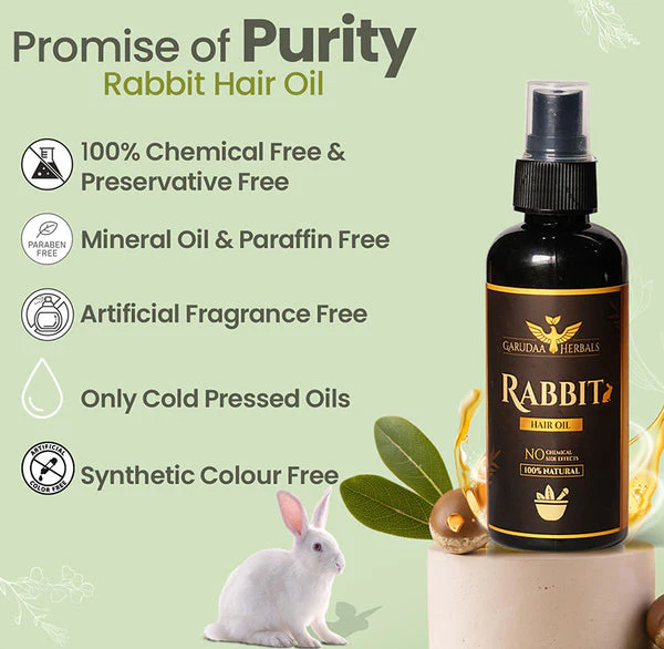 Rabbit Hair Growth Oil - Buy 1 Get 1 FREE