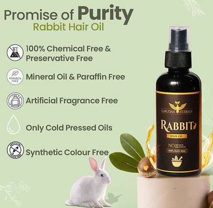 Rabbit Hair Growth Oil - Buy 1 Get 1 FREE