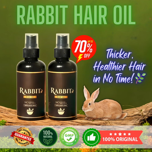 Rabbit Hair Growth Oil - Buy 1 Get 1 FREE