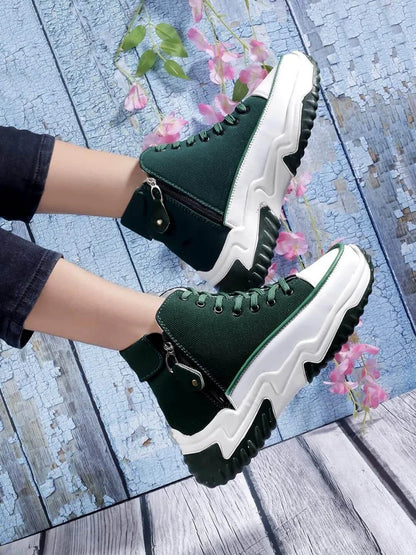 Korean Women's Chunky Comfortable Casual Shoes