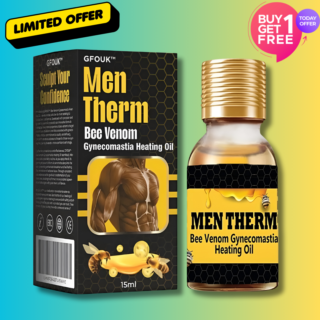 Men Therm Bee Venom Gynecomastia Heating Oil