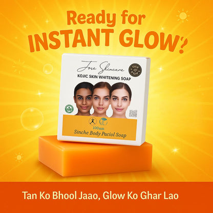 Kojic Skin Whitening Soap – Glow Up, Tan Out! 🚿🌞 (Buy 1 Get 1 FREE 🔥)