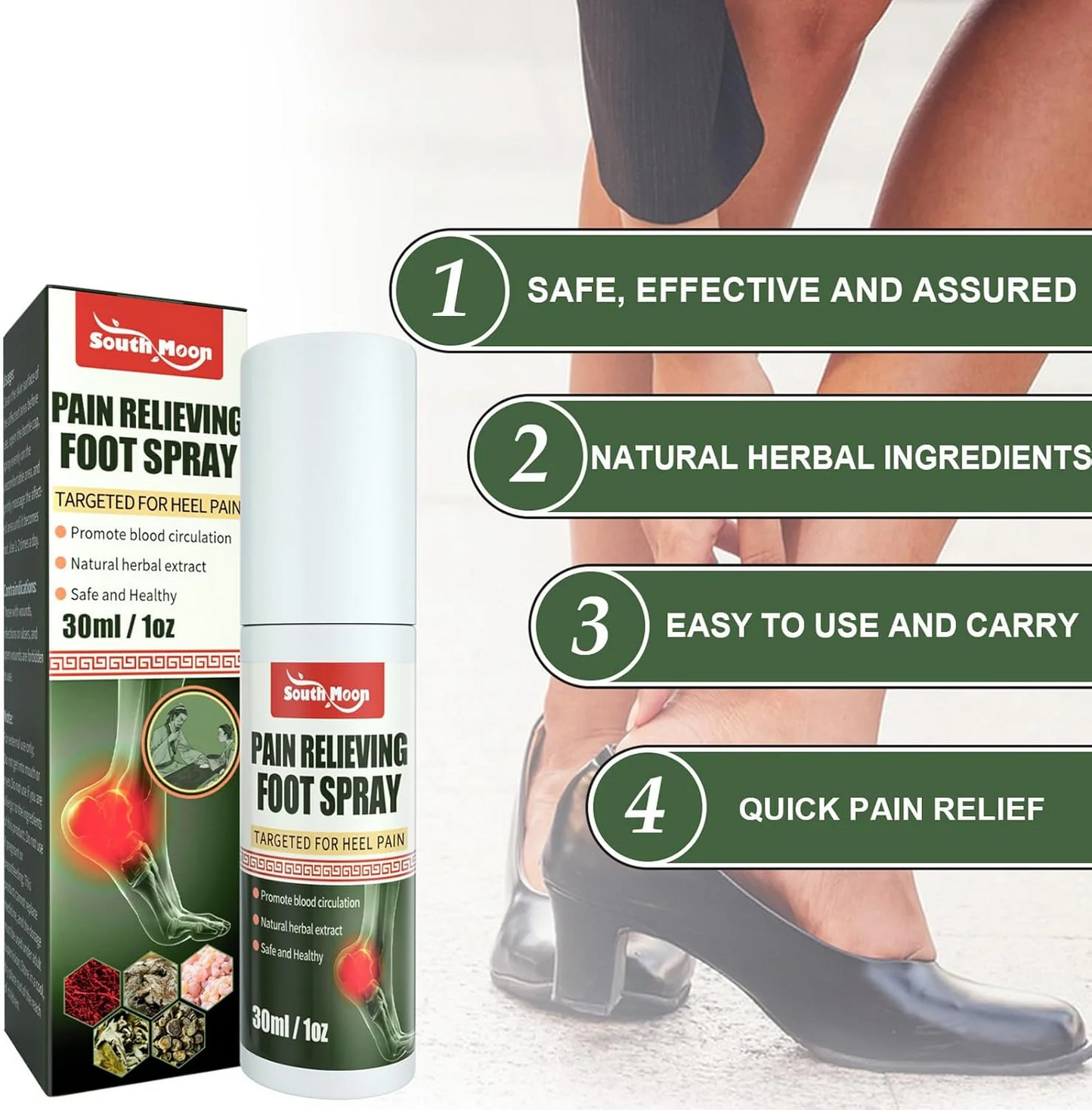 Herbal Pain Relieving Spray - (Buy 1 Get 1 Free🔥🔥)