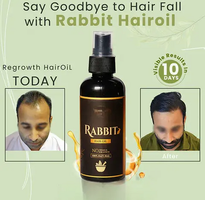 Rabbit Hair Growth Oil - Buy 1 Get 1 FREE