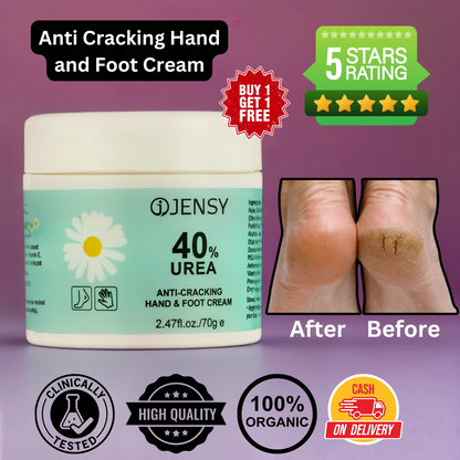 JENSY Alll in One Hand and Feet Cream - Deep Hydration and Crack Repair