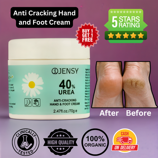 JENSY Alll in One Hand and Feet Cream - Deep Hydration and Crack Repair