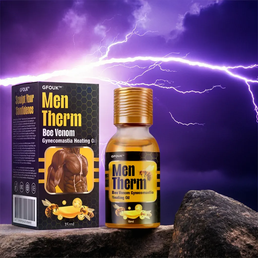 Men Therm Bee Venom Gynecomastia Heating Oil