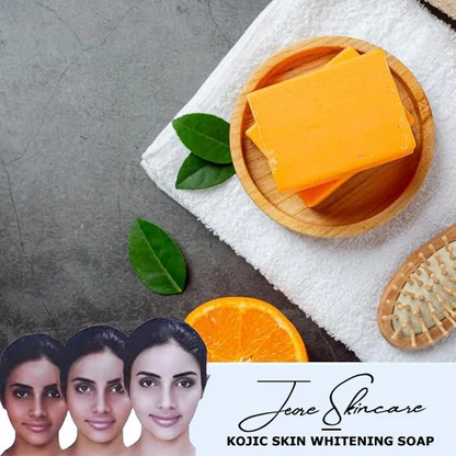 Kojic Skin Whitening Soap – Glow Up, Tan Out! 🚿🌞 (Buy 1 Get 1 FREE 🔥)