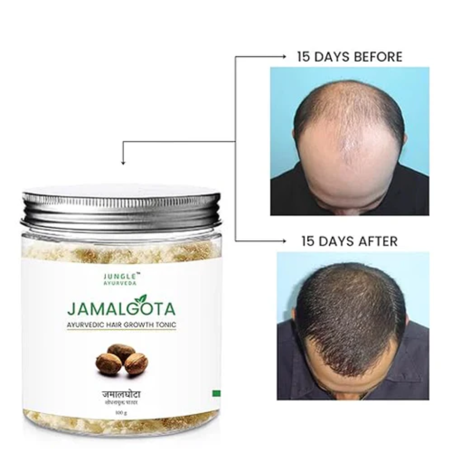 Jamalgota Ayurvedic Hair Powder 🌱✨- (Buy 1 Get 1 FREE 🔥🔥)