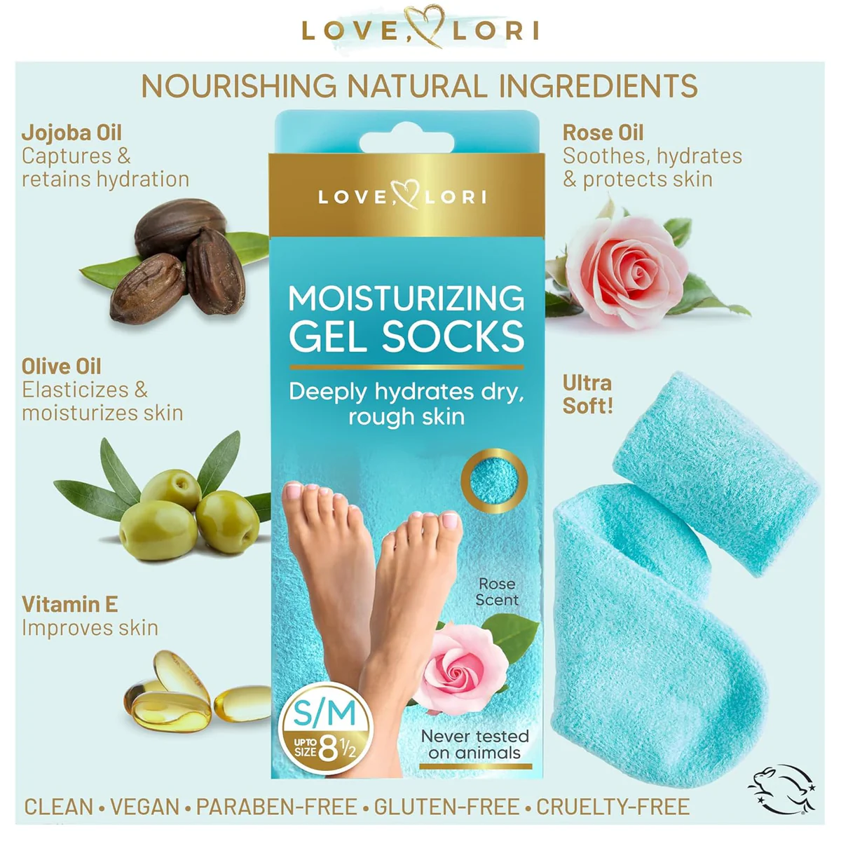 Foot Spa Silicone Socks For Men & Women (Free Moisturizing Cream)