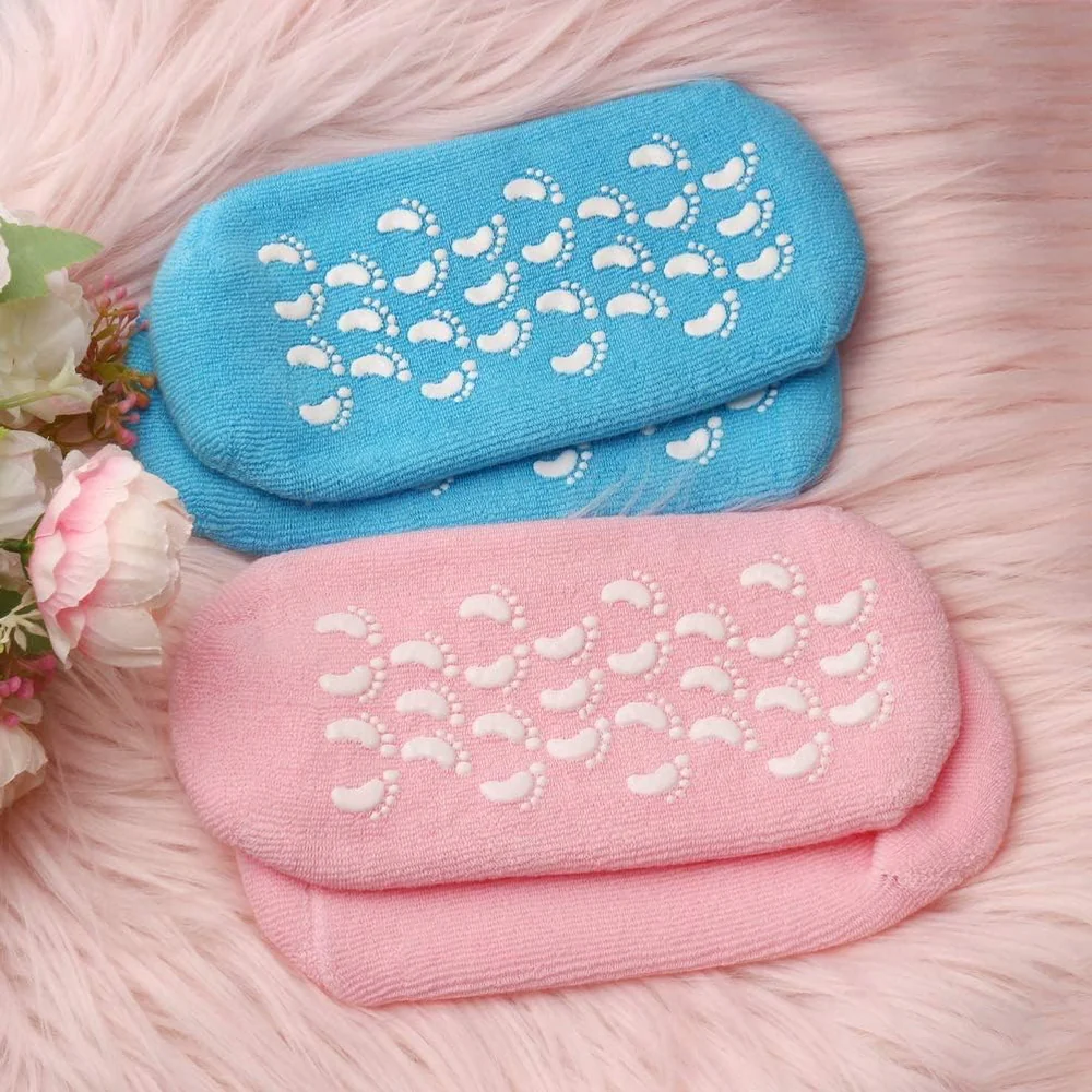 Foot Spa Silicone Socks For Men & Women (Free Moisturizing Cream)