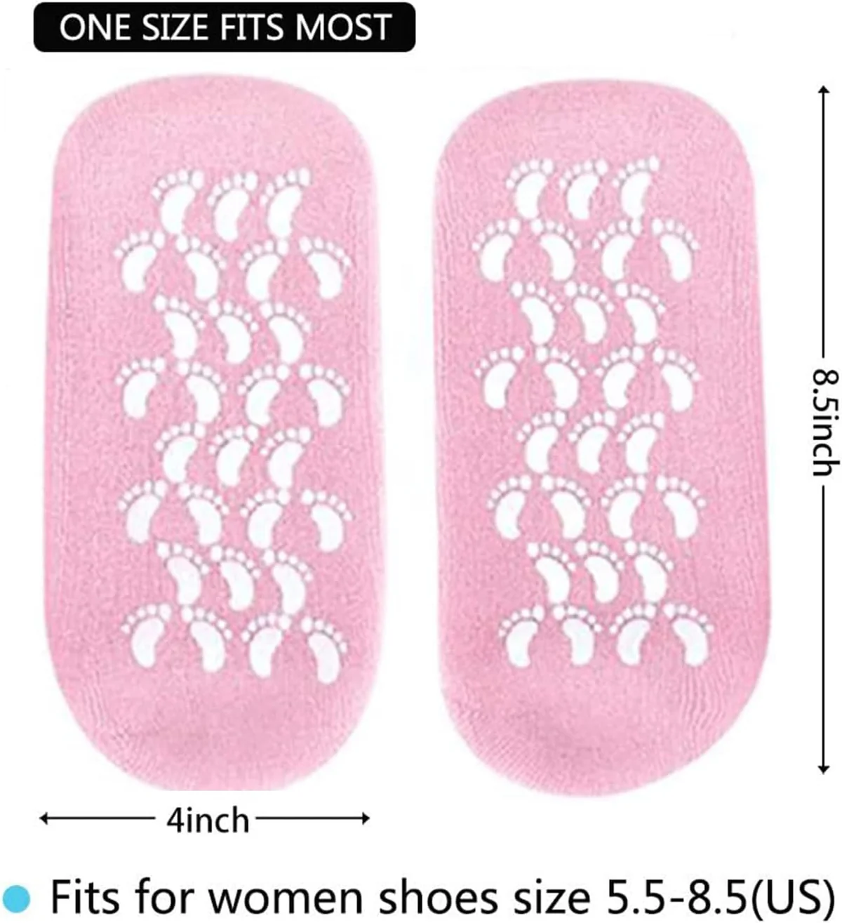 Foot Spa Silicone Socks For Men & Women (Free Moisturizing Cream)