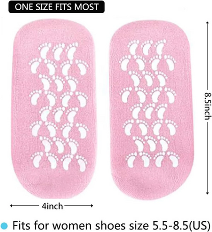 Foot Spa Silicone Socks For Men & Women (Free Moisturizing Cream)
