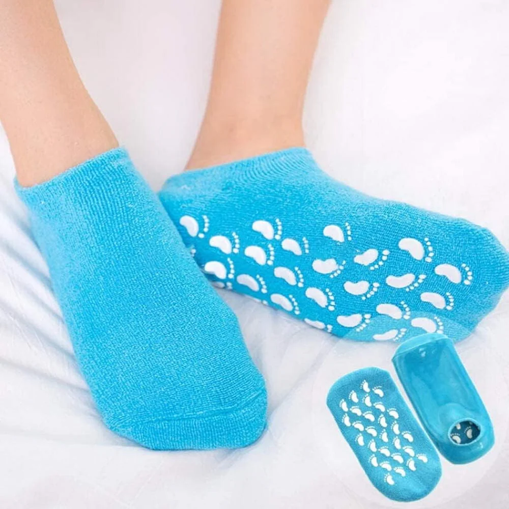 Foot Spa Silicone Socks For Men & Women (Free Moisturizing Cream)