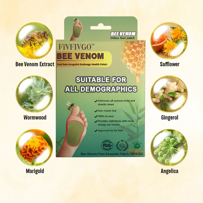 DetoxBee™ - Bee Venom Foot Patches (Buy 1 Get 1 Free🔥🔥)